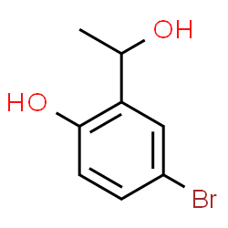 ChemSpider 2D Image | 4-Bromo-2-(1-hydroxyethyl)phenol | C8H9BrO2