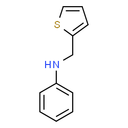 ChemSpider 2D Image | N-(2-Thienylmethyl)aniline | C11H11NS