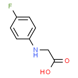 ChemSpider 2D Image | N-(4-Fluorophenyl)glycine | C8H8FNO2