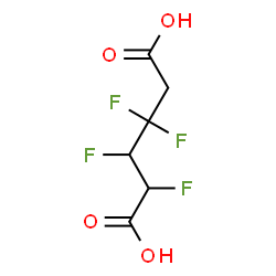 ChemSpider 2D Image | 2,3,4,4-Tetrafluorohexanedioic acid | C6H6F4O4