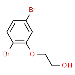 ChemSpider 2D Image | 2-(2,5-Dibromophenoxy)ethanol | C8H8Br2O2