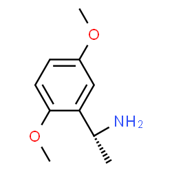 ChemSpider 2D Image | (1R)-1-(2,5-Dimethoxyphenyl)ethanamine | C10H15NO2