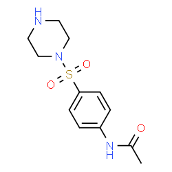 ChemSpider 2D Image | N-[4-(1-Piperazinylsulfonyl)phenyl]acetamide | C12H17N3O3S