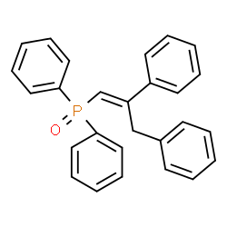 ChemSpider 2D Image | [(1E)-2,3-Diphenyl-1-propen-1-yl](diphenyl)phosphine oxide | C27H23OP