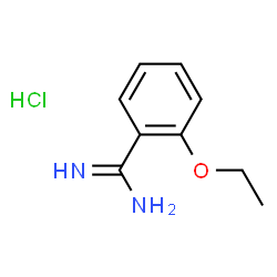 ChemSpider 2D Image | 2-Ethoxy-benzamidine HCl | C9H13ClN2O