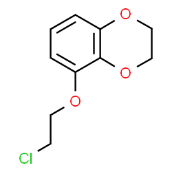 ChemSpider 2D Image | 5-(2-Chloroethoxy)-2,3-dihydro-1,4-benzodioxine | C10H11ClO3