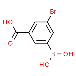 ChemSpider 2D Image | 3-Borono-5-bromobenzoic acid | C7H6BBrO4
