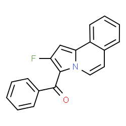 ChemSpider 2D Image | (2-Fluoropyrrolo[2,1-a]isoquinolin-3-yl)(phenyl)methanone | C19H12FNO