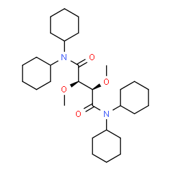 ChemSpider 2D Image | (2R,3R)-N,N,N',N'-Tetracyclohexyl-2,3-dimethoxysuccinamide | C30H52N2O4