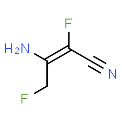 ChemSpider 2D Image | (2Z)-3-Amino-2,4-difluoro-2-butenenitrile | C4H4F2N2