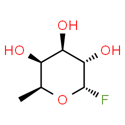 ChemSpider 2D Image | 6-Deoxy-alpha-L-galactopyranosyl fluoride | C6H11FO4