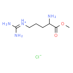 ChemSpider 2D Image | Diamino-N-(4-amino-5-methoxy-5-oxopentyl)methaniminium chloride | C7H17ClN4O2