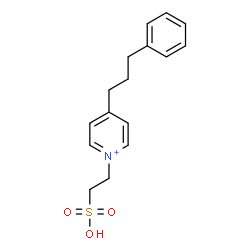 ChemSpider 2D Image | 4-(3-Phenylpropyl)-1-(2-sulfoethyl)pyridinium | C16H20NO3S