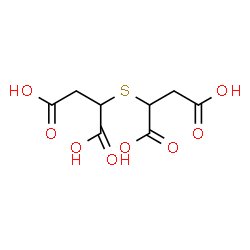 ChemSpider 2D Image | Thiodisuccinic Acid | C8H10O8S
