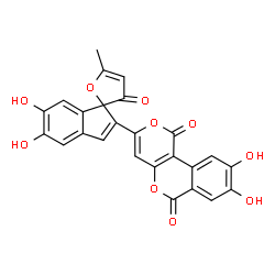 ChemSpider 2D Image | Phelligridin E | C25H14O10