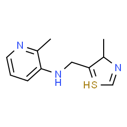ChemSpider 2D Image | 2-methyl-N-[(4-methyl-4H-thiazol-5-yl)methyl]pyridin-3-amine | C11H14N3S