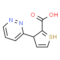 ChemSpider 2D Image | 3-pyridazin-3-yl-3H-thiophene-2-carboxylic acid | C9H7N2O2S