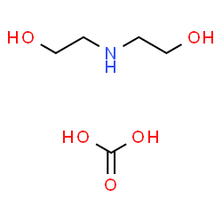 ChemSpider 2D Image | Carbonic acid - 2,2'-iminodiethanol (1:1) | C5H13NO5