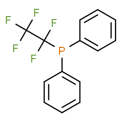 ChemSpider 2D Image | (Pentafluoroethyl)(diphenyl)phosphine | C14H10F5P
