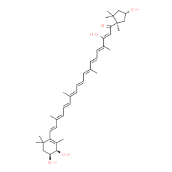 ChemSpider 2D Image | tetrahydroxy-§,k-caroten-6'-one | C40H56O5
