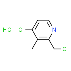 ChemSpider 2D Image | 4-Chloro-2-Chloromethyl-3-methyl pyridine Hydrochloride | C7H8Cl3N