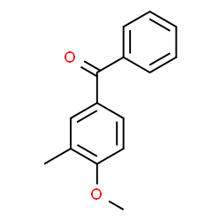 ChemSpider 2D Image | (4-Methoxy-3-methylphenyl)(phenyl)methanone | C15H14O2