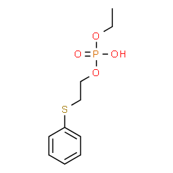 ChemSpider 2D Image | Ethyl 2-(phenylsulfanyl)ethyl hydrogen phosphate | C10H15O4PS