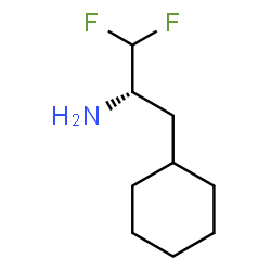 ChemSpider 2D Image | (2S)-3-Cyclohexyl-1,1-difluoro-2-propanamine | C9H17F2N