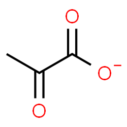 ChemSpider 2D图像|丙酮酸盐| C3H3O3