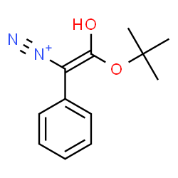 ChemSpider 2D Image | (E)-2-Hydroxy-2-[(2-methyl-2-propanyl)oxy]-1-phenylethenediazonium | C12H15N2O2