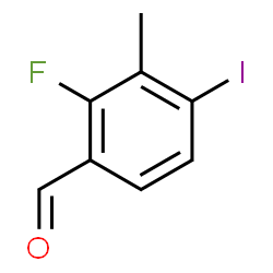 ChemSpider 2D Image | 2-Fluoro-4-iodo-3-methylbenzaldehyde | C8H6FIO