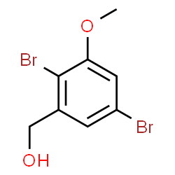 ChemSpider 2D Image | (2,5-Dibromo-3-methoxyphenyl)methanol | C8H8Br2O2