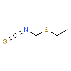 ChemSpider 2D Image | [(Isothiocyanatomethyl)sulfanyl]ethane | C4H7NS2