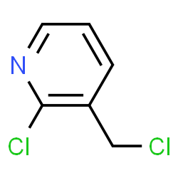 ChemSpider 2D Image | 2-Chloro-3-(chloromethyl)pyridine | C6H5Cl2N