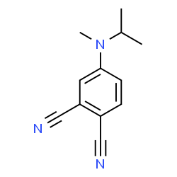 ChemSpider 2D Image | 4-[Isopropyl(methyl)amino]phthalonitrile | C12H13N3