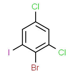 ChemSpider 2D Image | 2-Bromo-1,5-dichloro-3-iodobenzene | C6H2BrCl2I