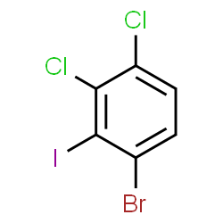 ChemSpider 2D Image | 1-Bromo-3,4-dichloro-2-iodobenzene | C6H2BrCl2I