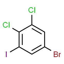 ChemSpider 2D Image | 5-Bromo-1,2-dichloro-3-iodobenzene | C6H2BrCl2I