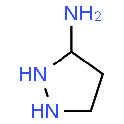 ChemSpider 2D Image | 3-Pyrazolidinamine | C3H9N3