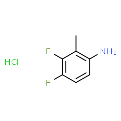 ChemSpider 2D Image | 3,4-Difluoro-2-methylaniline hydrochloride (1:1) | C7H8ClF2N