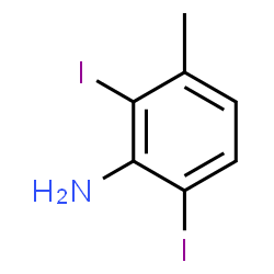 ChemSpider 2D Image | 2,6-Diiodo-3-methylaniline | C7H7I2N
