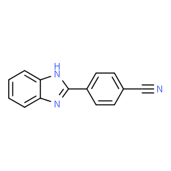 ChemSpider 2D Image | 2-(4-Cyanophenyl)benzimidazole | C14H9N3