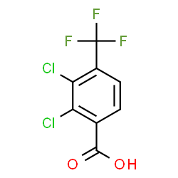 ChemSpider 2D Image | 2,3-Dichloro-4-(trifluoromethyl)benzoic acid | C8H3Cl2F3O2