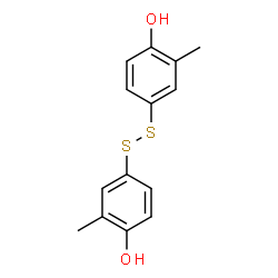 ChemSpider 2D Image | 4,4'-Disulfanediylbis(2-methylphenol) | C14H14O2S2