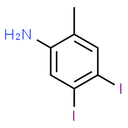 ChemSpider 2D Image | 4,5-Diiodo-2-methylaniline | C7H7I2N