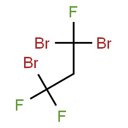 ChemSpider 2D Image | 1,1,3-Tribromo-1,3,3-trifluoropropane | C3H2Br3F3