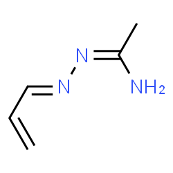 ChemSpider 2D Image | (1Z)-N'-[(1E)-2-Propen-1-ylidene]ethanehydrazonamide | C5H9N3