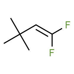 ChemSpider 2D Image | 1,1-Difluoro-3,3-dimethyl-1-butene | C6H10F2