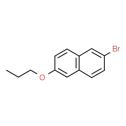 ChemSpider 2D Image | 2-Bromo-6-propoxynaphthalene | C13H13BrO