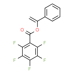 ChemSpider 2D Image | 1-Phenylvinyl pentafluorobenzoate | C15H7F5O2